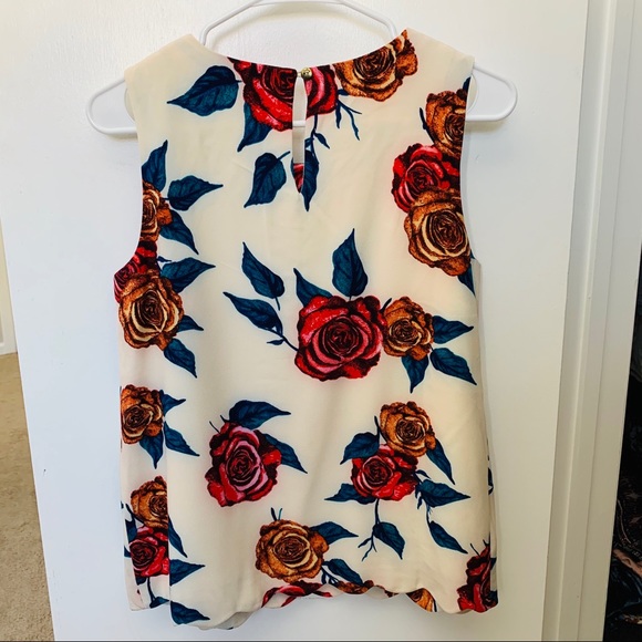 SOLD ❤️ Anthropologie Darling Rose Tank - Picture 4 of 7